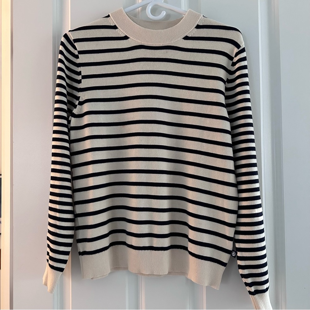Petit Bateau stripped cotton top. - Picture 3 of 6